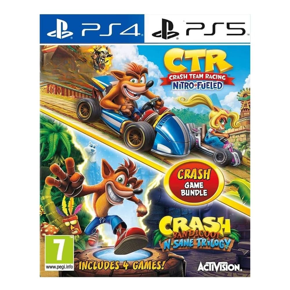 Crash Bandicoot Pack - N. Sane Trilogy + CTR Digital PS4 & PS5 RETRO