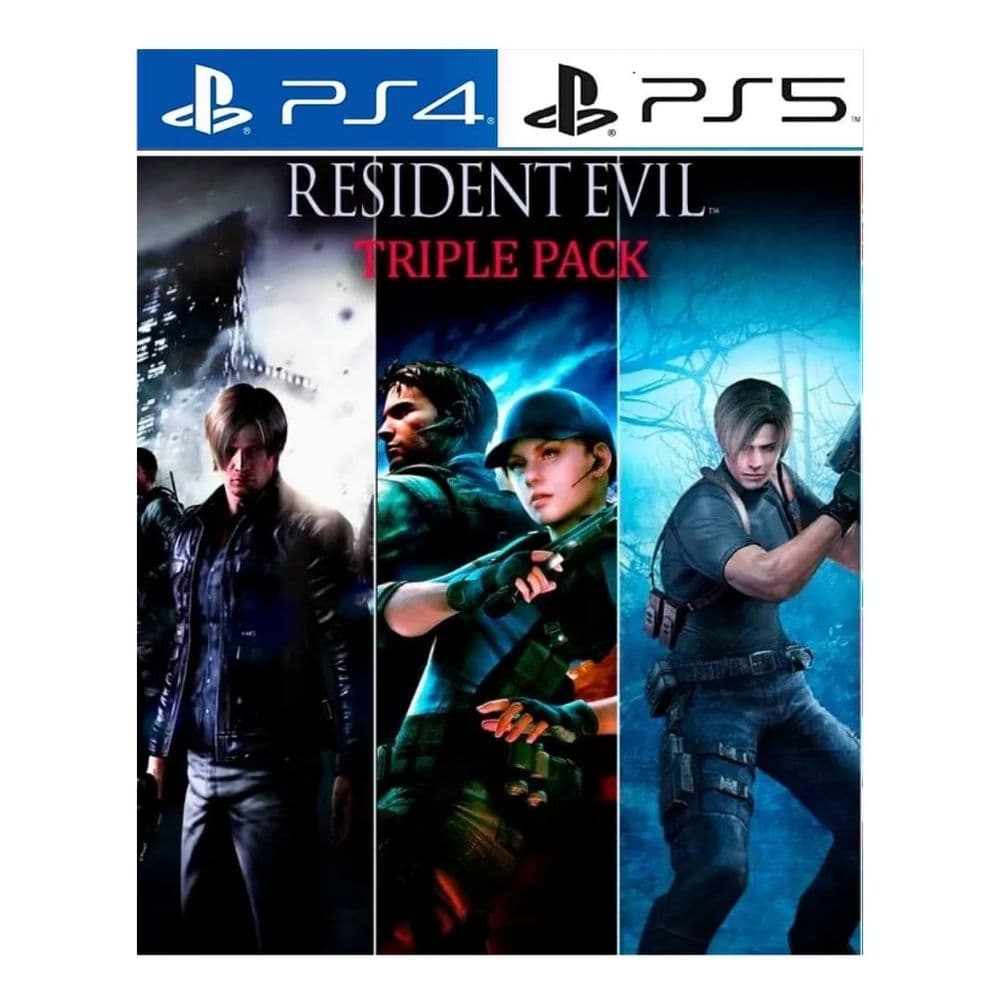 Resident Evil Triple Pack PS4 & PS5 RETRO