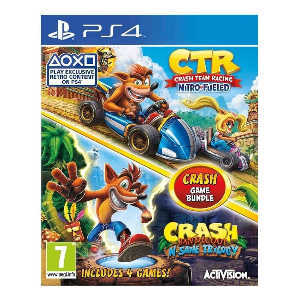 Crash Bandicoot Pack - N. Sane Trilogy + CTR Digital PS4